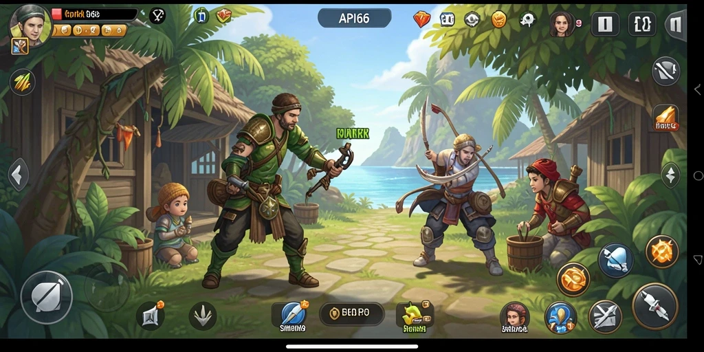 Tampilan screenshot utama API66 menampilkan suasana gameplay simulasi yang mengasyikkan.