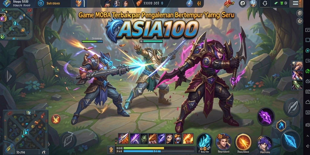 Tangkapan layar gameplay ASIA100 yang penuh aksi dan strategi.