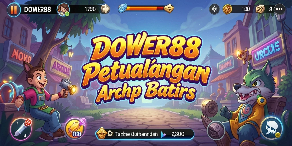 Screenshot utama DOWER88 menampilkan gameplay yang penuh aksi dan keseruan.