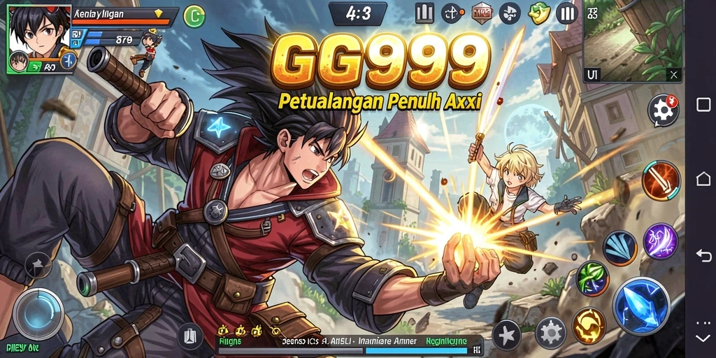 Screenshot menampilkan pertarungan seru dan karakter anime yang menawan.