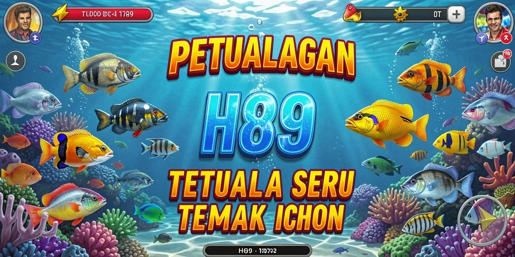 Screenshot H89 menampilkan keseruan menangkap ikan di laut.