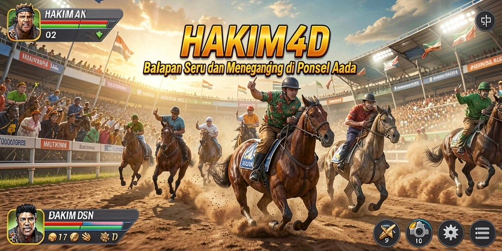 Gameplay seru HAKIM4D dengan balapan mendebarkan