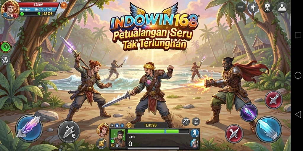 Tampilan gameplay INDOWIN168 yang mendebarkan dan penuh tantangan.
