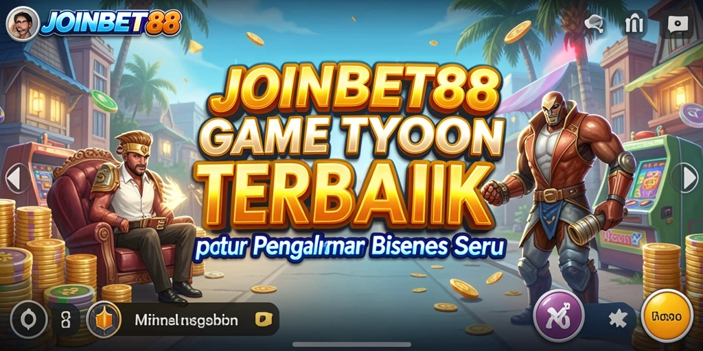 Tampilan gameplay seru dari JOINBET88 yang menantang pemain dalam mengelola bisnis.