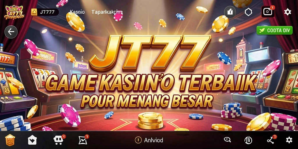 Screenshot gameplay JT777 yang menampilkan keseruan permainan Kasino.