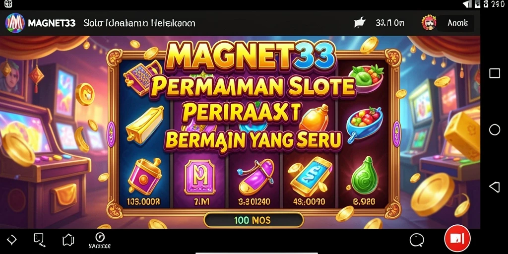 Screenshot gameplay MAGNET33 menampilkan keseruan dalam bermain slot.
