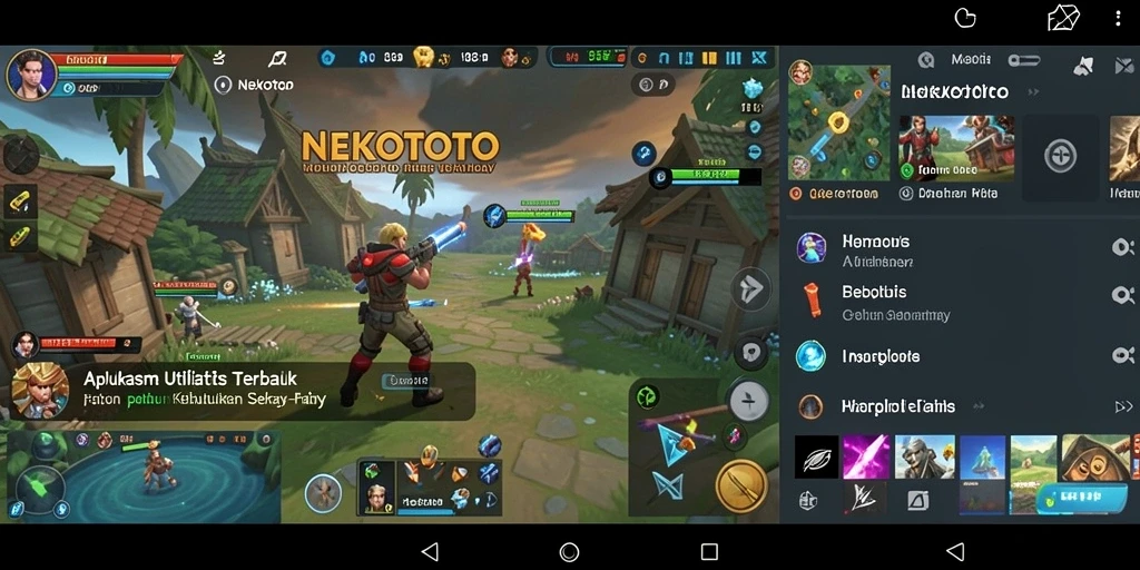 Screenshot NEKOTOTO menampilkan antarmuka aplikasi yang intuitif dan fungsional.