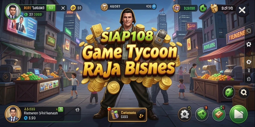 Tampilan utama gameplay SIAP108 yang menunjukkan keseruan bermain Tycoon.