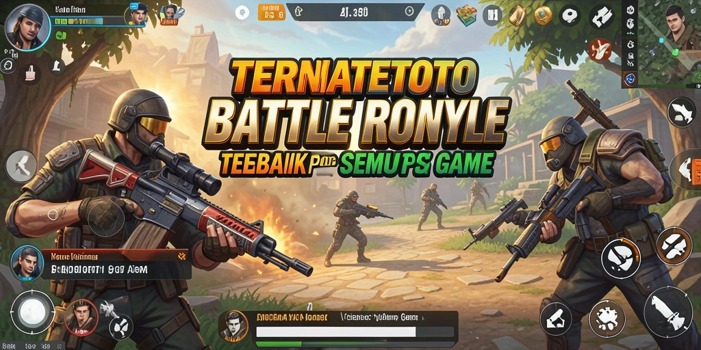 Screenshot gameplay TERNATETOTO menampilkan pertempuran epik dan strategis.