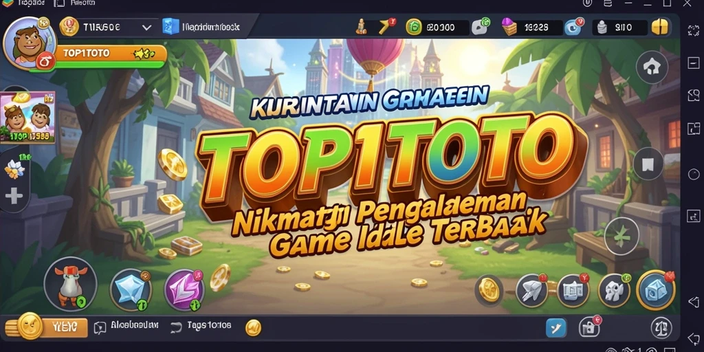 Screenshot gameplay yang menunjukkan strategi dan manajemen sumber daya