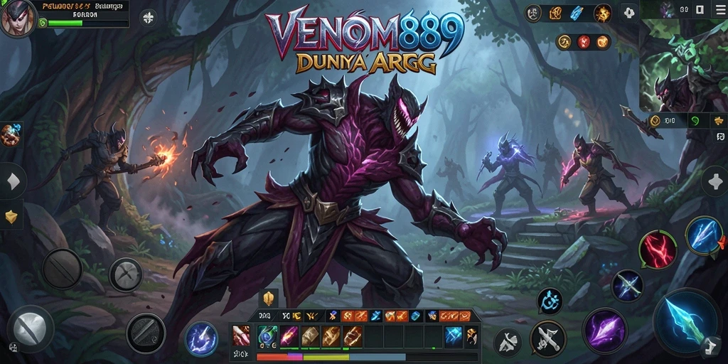 Tampilan gameplay epik di dunia fantasi ARPG yang menarik.